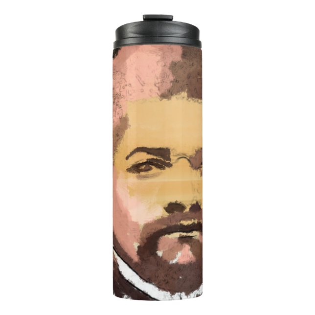Frederick Augustus Washington Bailey Portrait Thermal Tumbler (Front)