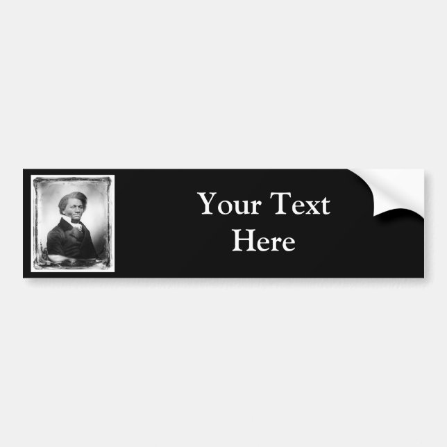 Frederick Douglass Portrait  ~ 1847 Bumper Sticker (Front)