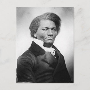Frederick Douglass Portrait ~ 1847 Postcard