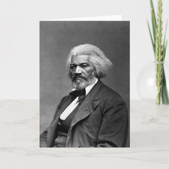 Frederick Douglass Portrait by George K. Warren Card (Front)