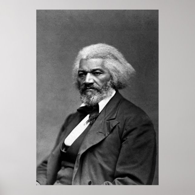 Frederick Douglass Portrait by George K. Warren Poster (Front)
