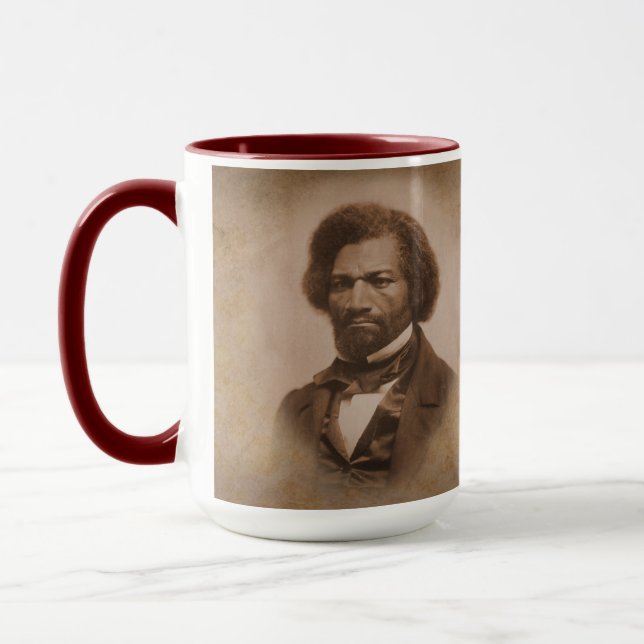Frederick Douglass Quote Mug "Scorching Irony" (Left)