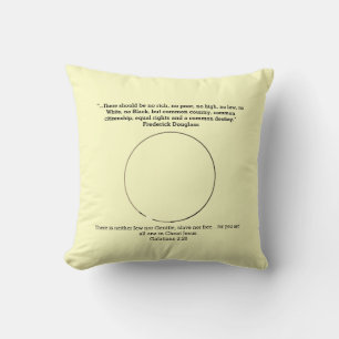 FREDERICK DOUGLASS THROW PILLOW