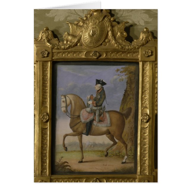 Frederick II on horseback (Front)