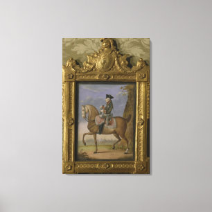 Frederick II on horseback Canvas Print