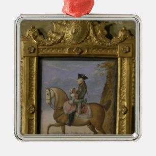 Frederick II on horseback Metal Ornament