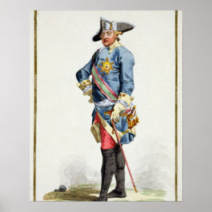 Frederick II "the Great" (1712-86) King of Prussia Poster