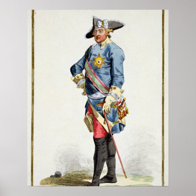 Frederick II "the Great" (1712-86) King of Prussia Poster (Front)