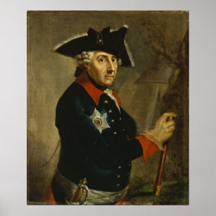 Frederick II the Great of Prussia, 1764 Poster
