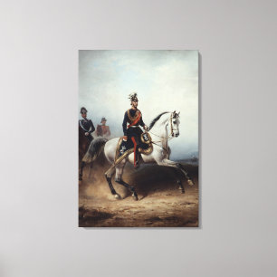 Frederick III Wilhelm on the Bornstedter Field Canvas Print