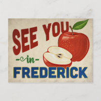 Frederick Maryland Apple - Vintage Travel