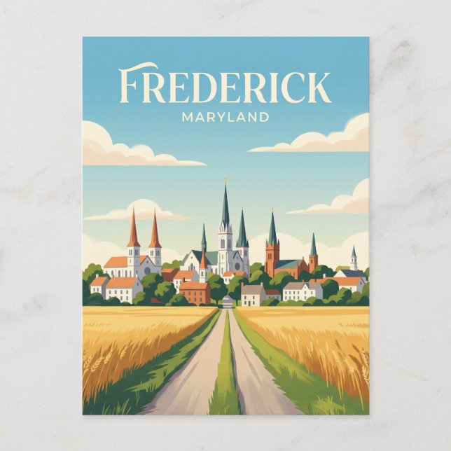 Frederick Maryland Postcard (Front)