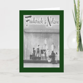Frederick & Nelson Christmas Window Holiday Card