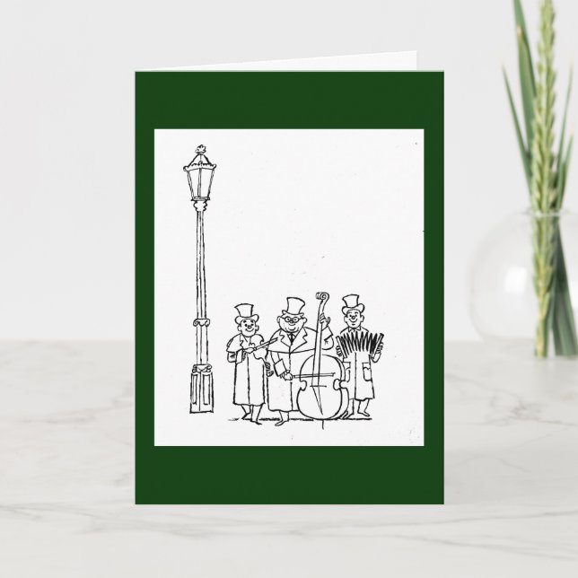 Frederick & Nelson Strolling Minstrels Holiday Card (Front)