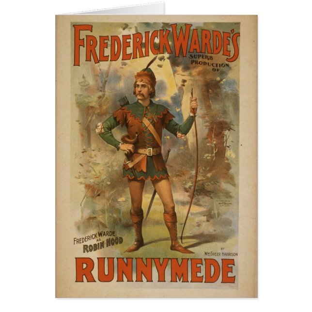 Frederick warde, 'Runnyede', Robin Hood Vintage Th (Front)