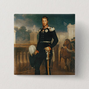 Frederick William III, King of Prussia 2 Inch Square Button