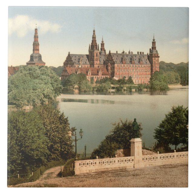 Fredericksborg Castle I, Copenhagen, Denmark Tile (Front)