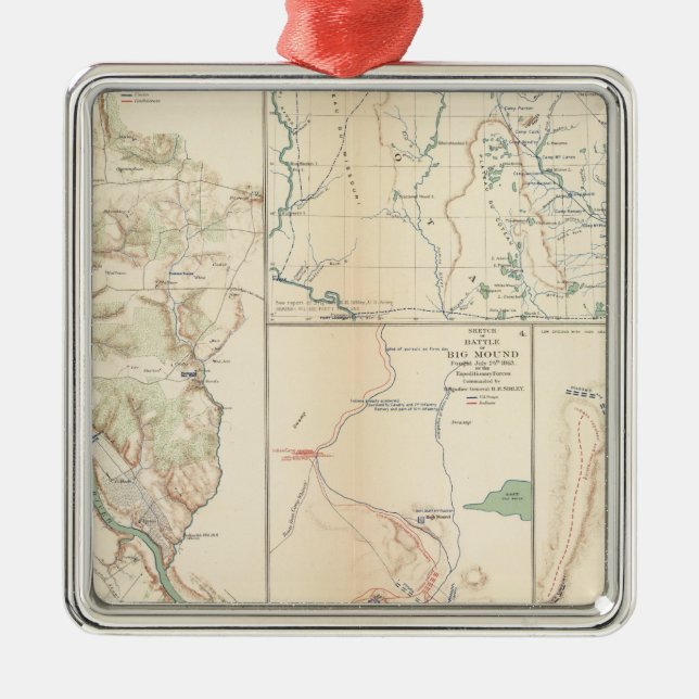 Fredericksburg Metal Ornament (Front)