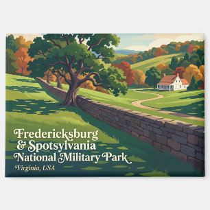 Fredericksburg & Spotsylvania National Military Pa Magnet