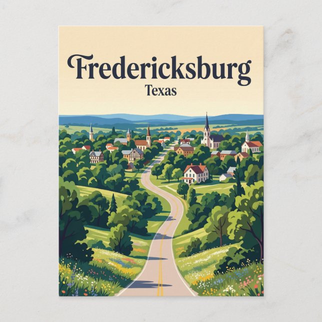 Fredericksburg USA Postcard (Front)