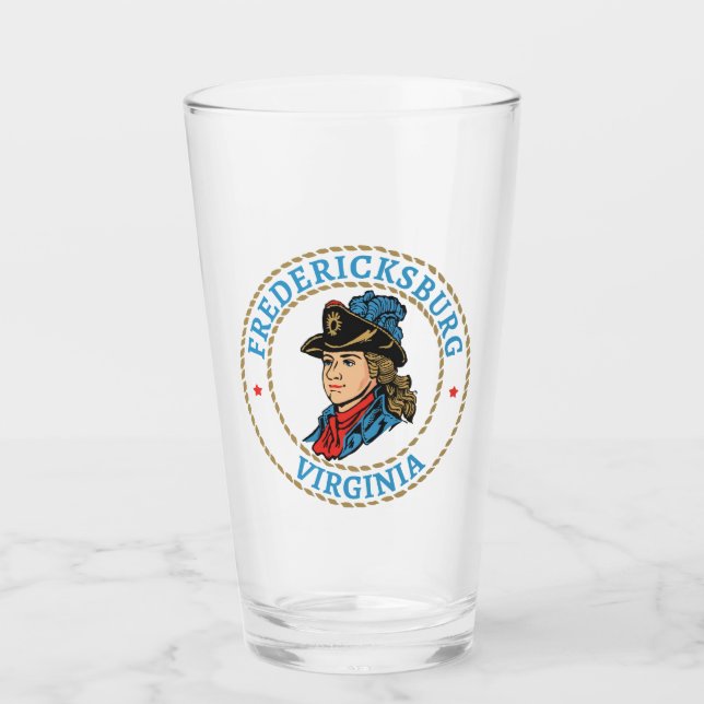 Fredericksburg Virginia Colonial Glass (Front)