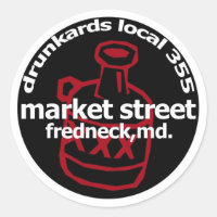 Frednecks Drunkard Decal (sheet of 6)