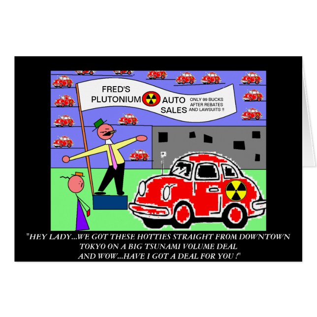 FRED'S PLUTONIUM AUTO SALES (Front Horizontal)