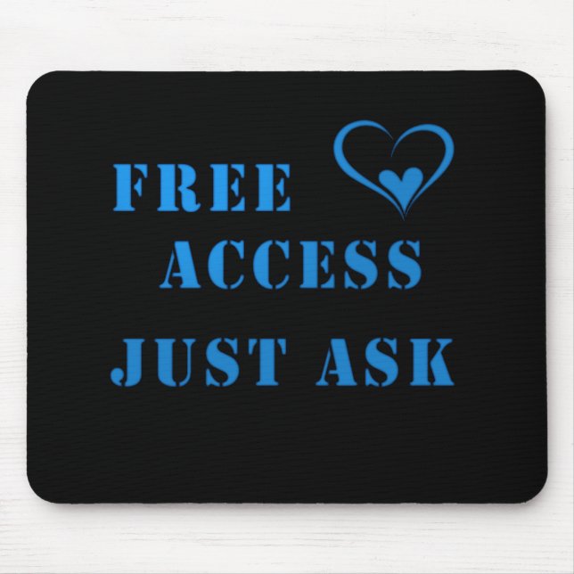 Free access mouse mats (Front)