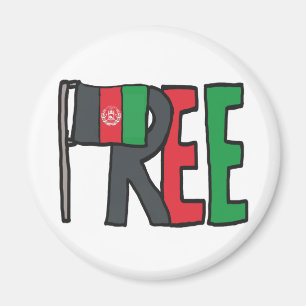Free Afghanistan Magnet