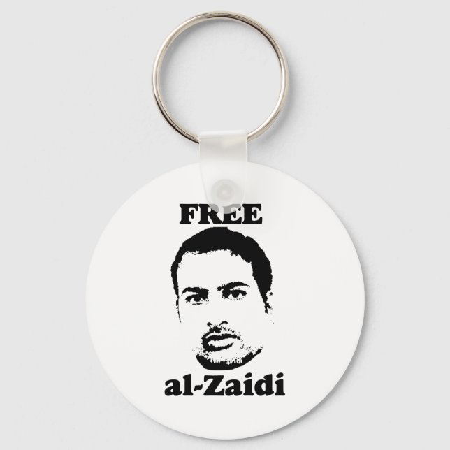 Free al-Zaidi Key Chain- Iraqi Journalist Keychain (Front)