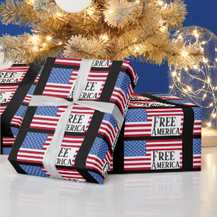 Free America Wrapping Paper