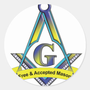 Free and Accepted Masons Classic Round Sticker