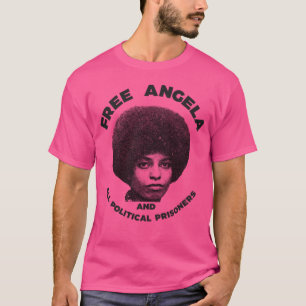 Free Angela Davis Civil Rights Warrior Tribute T-Shirt