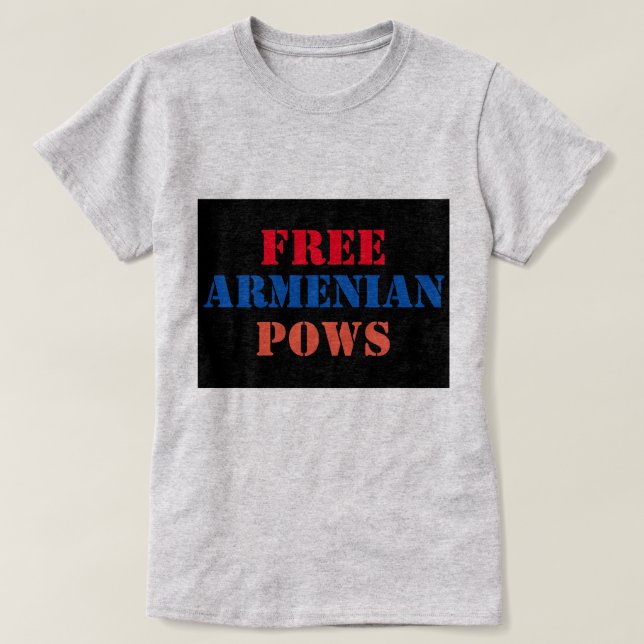 Free Armenian Pows T-Shirt (Design Front)
