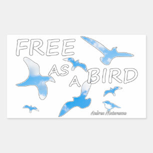 Free as a Bird 2 Sticker