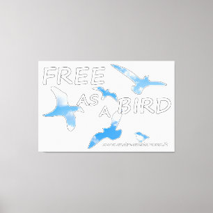 Free as a Bird  Canvas Print