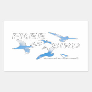 Free as a Bird Sticker