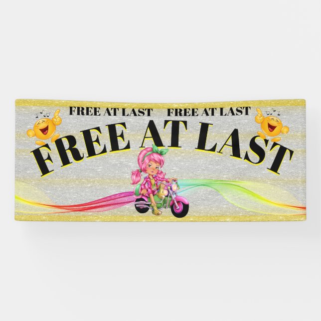 FREE AT LAST Banner (Horizontal)