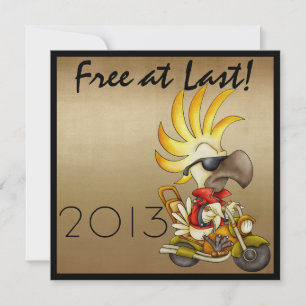 Free at Last Biker - SRF Invitation