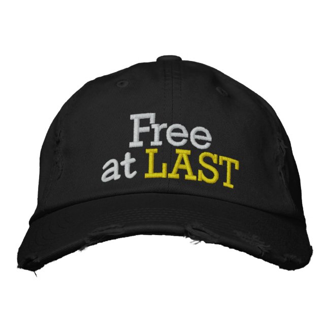 Free at Last ! Cap by SRF (Front)