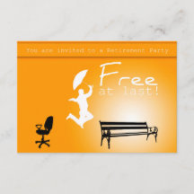 Free at Last! Retirement Party Invitation