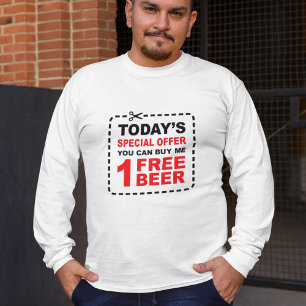 Free Beer Special Offer Coupon T-Shirt