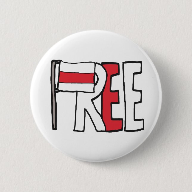 Free Belarus 2 Inch Round Button (Front)
