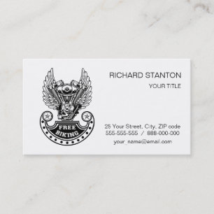 Free biking business card