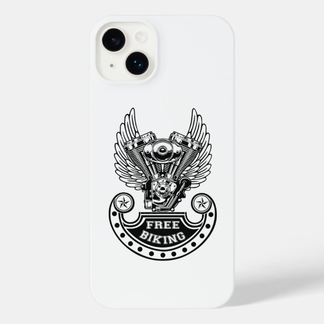 free biking iPhone case (Back)