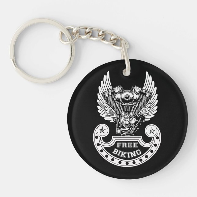 Free biking keychain (Front)