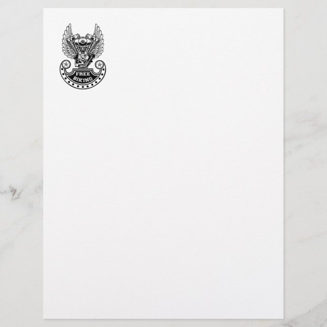 Free biking letterhead (Front)