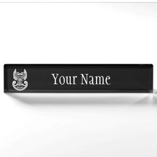 Free biking nameplate