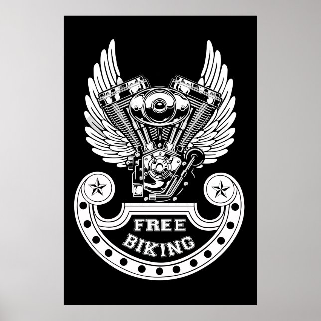 Free biking poster (Front)