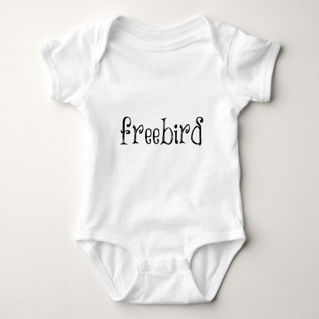 Free bird baby bodysuit (Front)